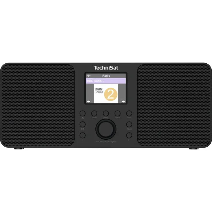 TechniSat CLASSIC 300 IR V2, DAB/FM/VHF Radio mit WLAN, TFT-Display, schwarz