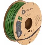 Polymaker PolyLite PLA, 3D-Druckmaterial, 1.75mm, 1kg, Jungle Green, hohe Temperaturbeständigkeit und Jam-Free Technologie