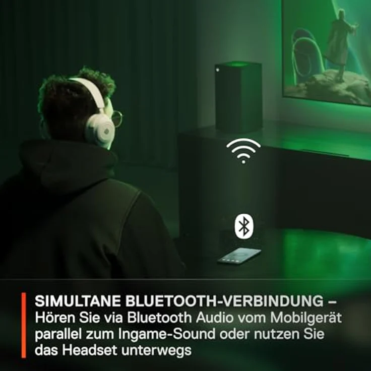 SteelSeries Arctis Nova 7X - Wireless Gaming-Headset mit Multi-System-Kompatibilität - 2,4 GHz- und Bluetooth-Audio - 38 Std – Bild 2