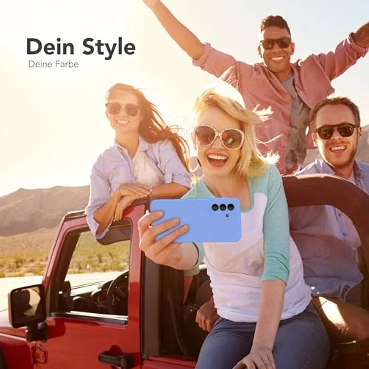 EAZY CASE Silikonhülle für Galaxy A37 - Stoßfeste ultramarine TPU Schutzhülle mit Kameraschutz, dünn und rutschfest – Bild 2