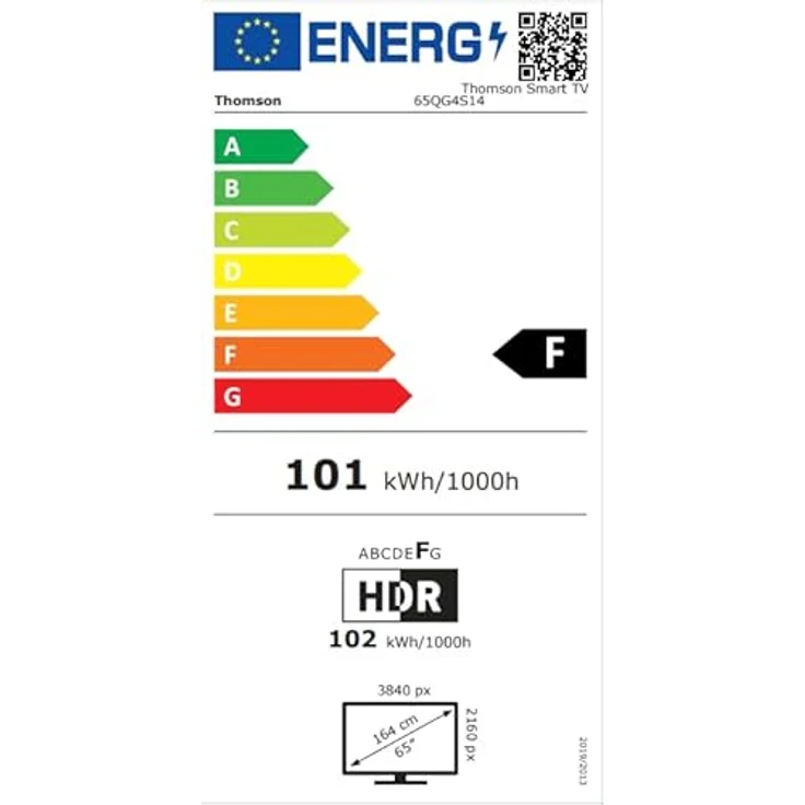 Thomson 65QG4S14, 65 Zoll (164 cm) QLED Google Smart TV mit 4K UHD, Dolby Vision, Dolby Atmos und Wi-Fi – Bild 13
