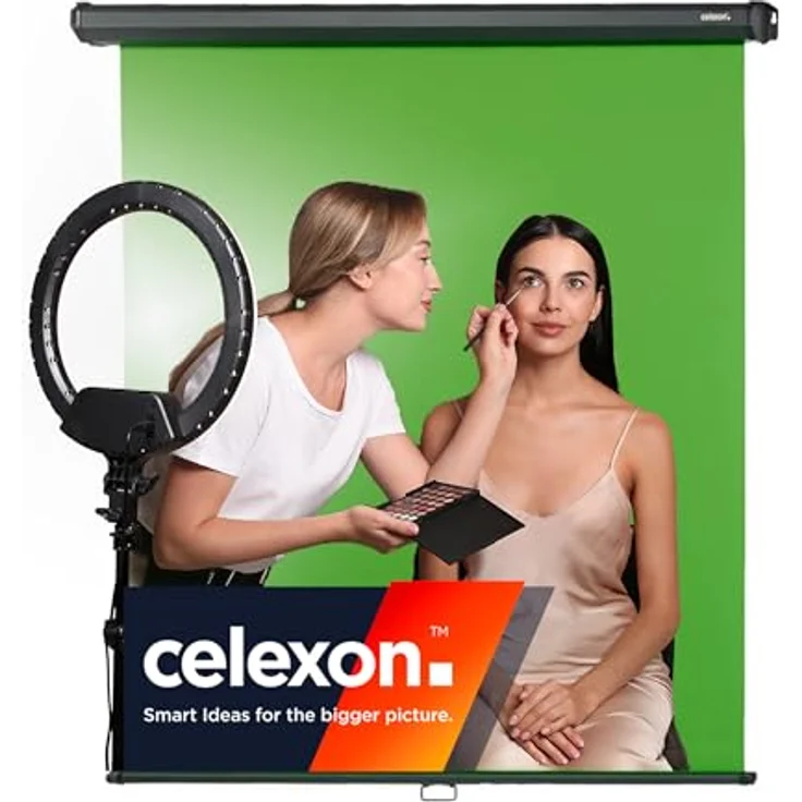 Celexon Rollo Chroma Key Green Screen 200 x 190cm – Bild 2