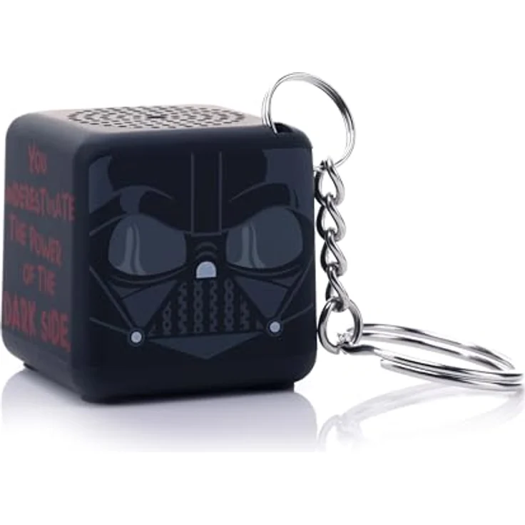 Bitty Boomers Star Wars Bitty Box-Darth Vader Bluetooth-Lautsprecher, tragbarer Lautsprecher mit 4 Stunden Akkulaufzeit, Schwarz – Bild 1
