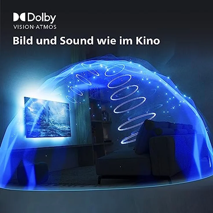 Philips Smart TV | 70PUS8108/12 | 177 cm (70 Zoll) 4K UHD LED Fernseher | 60 Hz | HDR | Dolby Vision | VRR | WiFi | Bluetooth – Bild 4