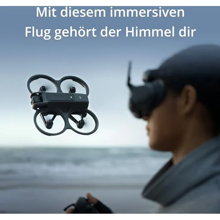 DJI Avata 2 (nur Drohne), FPV-Drohne mit 4K-Kamera, immersiver Flug, mit Propellerschutz, einfache Flips/Rollen, superweites 155° Sichtfeld, kompatibel mit RC Motion 3, POV Content Kamera-Drohne – Bild 3
