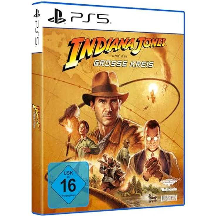 Xbox Indiana Jones und der Große Kreis: Standard Edition - PlayStation 5, First-Person-Einzelspieler-Abenteuer in spannender Storyline, mit dynamischem Gameplay und Peitschenkampf – Bild 2