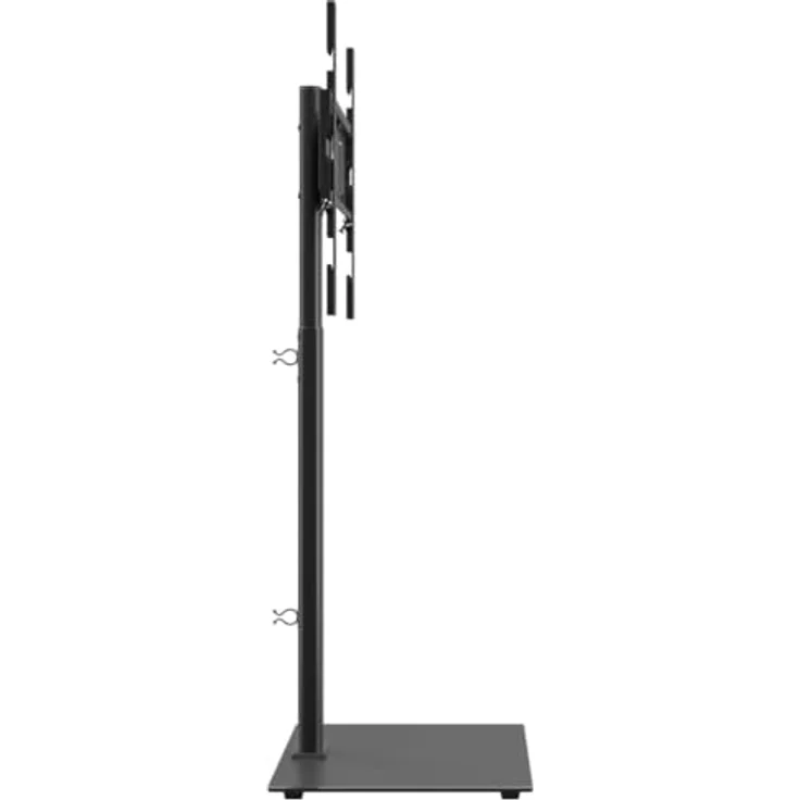 vidaXL TV-Eckständer mit 1 Ablage für 32-65 Zoll Schwarz TV-Wandhalterung, Schwenkbar, Stauraum, Kabelmanagement - Preisvergleich – Bild 4