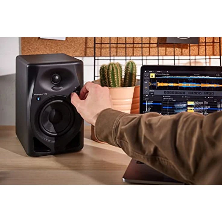 Pioneer DJ DM-40D-BT, kabelloser Monitorlautsprecher mit Bluetooth, 2-Wege, Schwarz – Bild 4