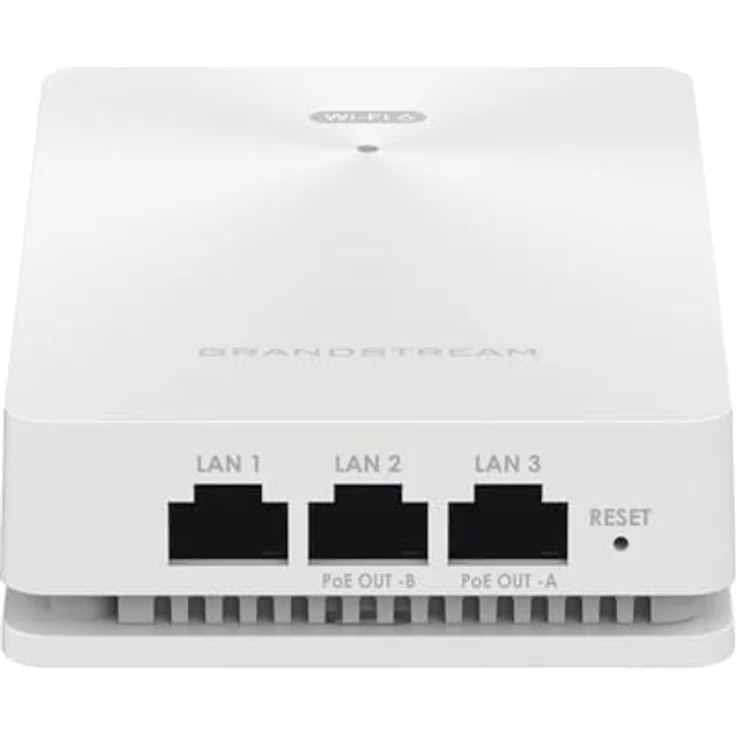 Grandstream GWN7662 Indoor Wi-Fi 6 AX5400 Access Point, 2× 2:2 2.4G, 4× 4:4 5G, 1x GbE, 1x 2,5G, PoE, up to 175m Coverage, up to 25 Marke – Bild 9
