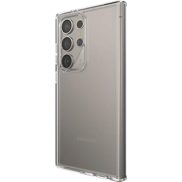 ZAGG Crystal Palace, Graphen-verstärkte Hülle für Samsung Galaxy S24 Ultra [6.8-Inch], Transparent, 4m Fallschutz, Verstärkt mit Graphen, Antimikrobielle Behandlung, 78 % recycelter Inhalt