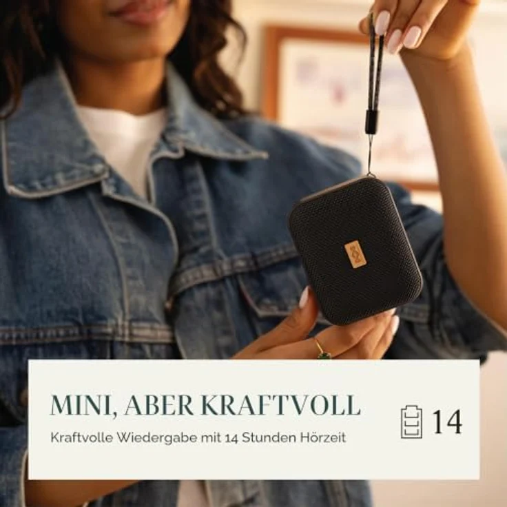 House of Marley Jammin Signature Black, tragbarer Bluetooth Lautsprecher in Schwarz – Bild 3