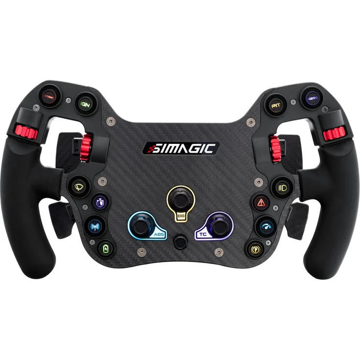 Simagic FX-C Lenkrad, Racing-Simulatoren Lenkrad mit 20 Bedienungselementen, RGB-Beleuchtung