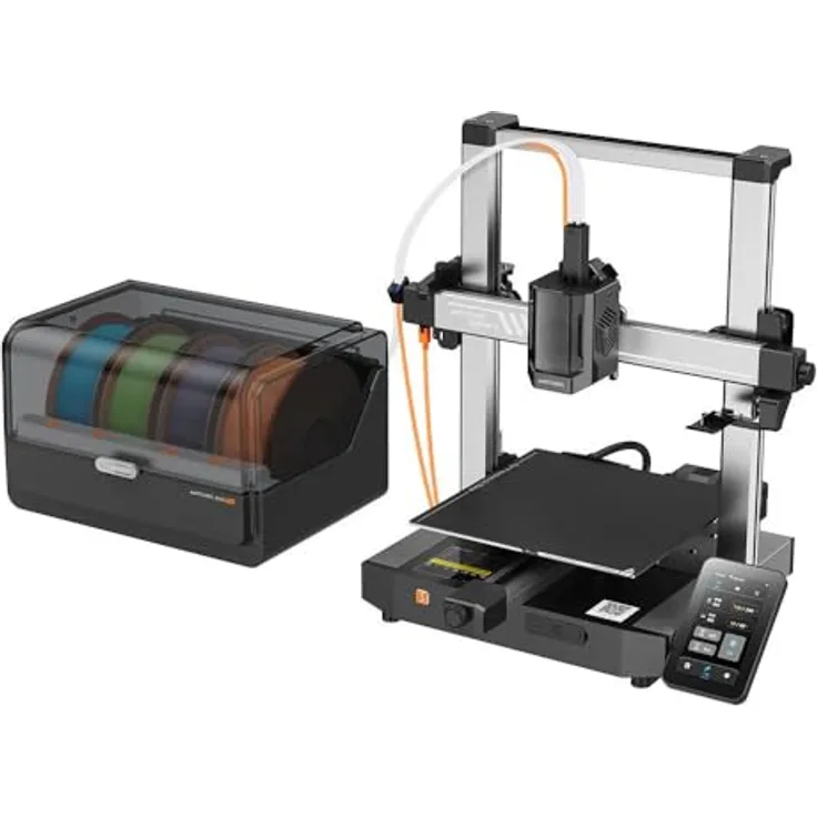 Anycubic 3D-Drucker Kobra 3 Combo, Intelligenter Mehrfarbendruck, Filamenttrocknung, 250mm x 250mm Druckformat
