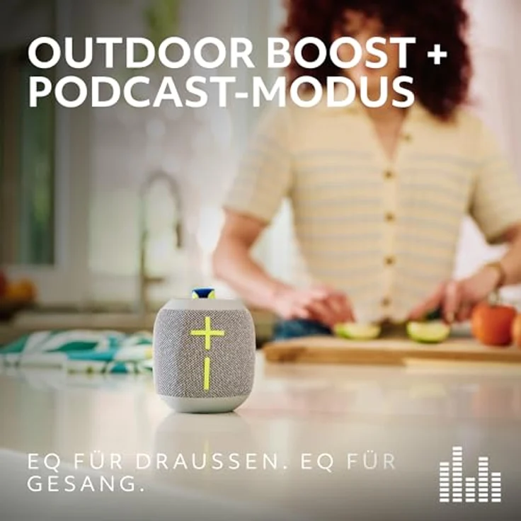 Ultimate Ears Wonderboom 4 – Mobiler, Wasserdichter Bluetooth-Lautsprecher mit Satten Tiefen, 360-Grad-Klang und Einer Reichweite von 40m, Schwarz – Bild 3
