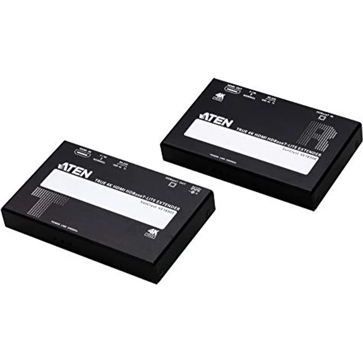 ATEN VE1830 4K HDMI HDBaseT Lite Extender, 4K Signalverlängerung bis zu 35 m, HDR10+ Unterstützung, HDMI 2.0a, HDCP 2.2 konform – Bild 1