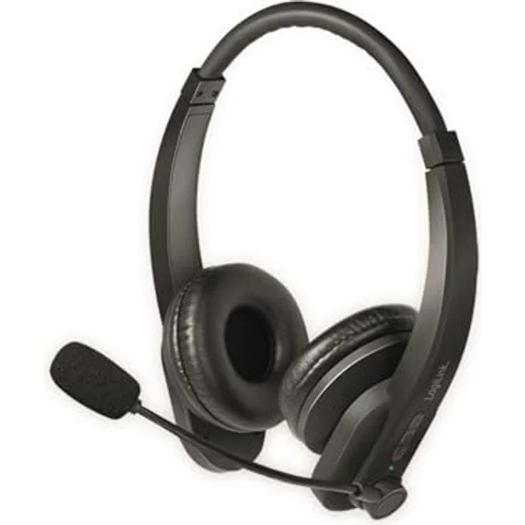 LogiLink Bluetooth 5.0 Headset, stereo, Schwarz – Bild 2