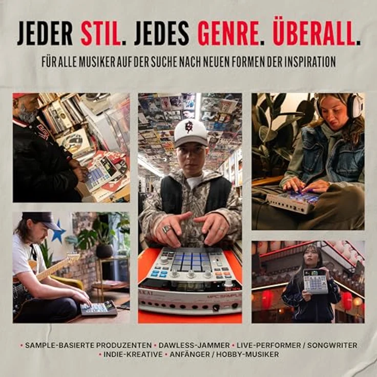 Akai MPC Sample, DJ Controller mit leistungsstarken Performance-Pads und umfangreicher Sampling-Funktionalität – Bild 9