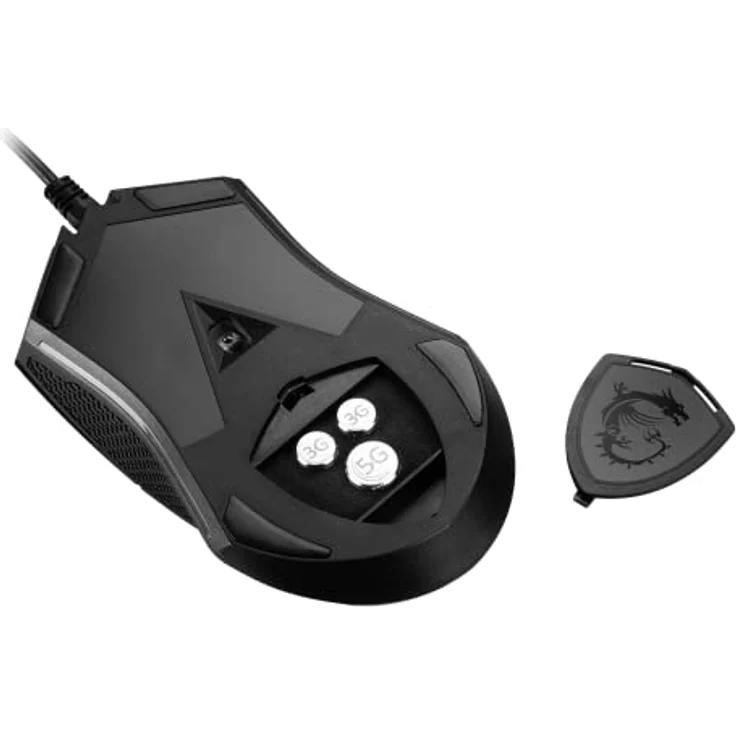 MSI CLUTCH GM08 Optical Gaming Mouse ''4200 DPI Optical Sensor, 6 Programmable button (Kabelgebunden), Maus, Schwarz – Bild 3