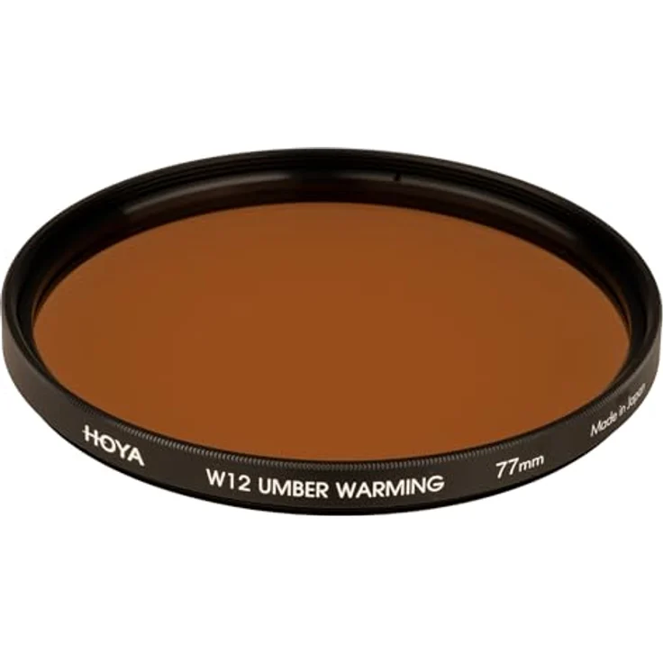 Hoya W12 UMBER WARMING 67mm, Farbkorrekturfilter für Portraitaufnahmen, behebt bläuliches und grünliches Licht – Bild 2