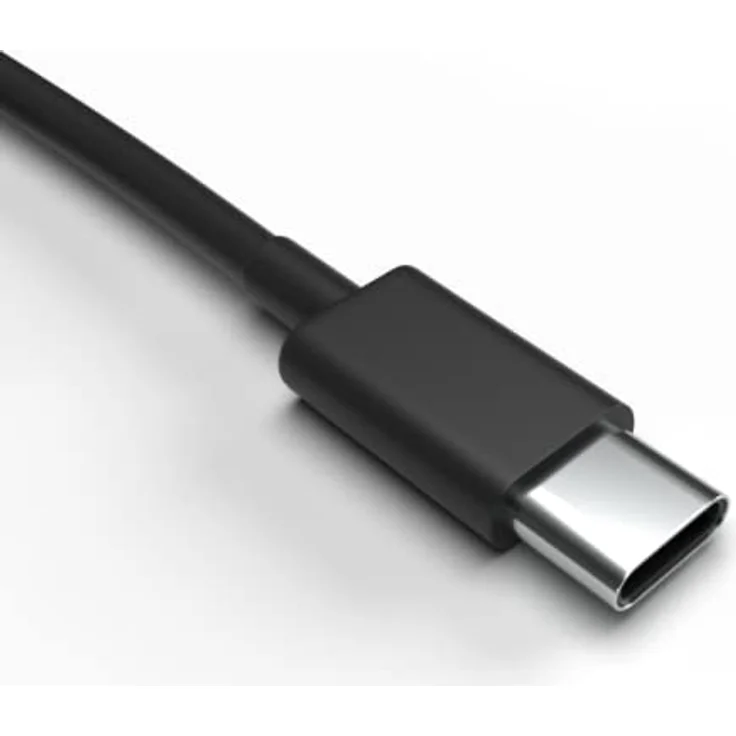 Justcom USB-C Ladekabel für Samsung Galaxy A53 5G, 3 m, schnellladend mit 2,1 A und 480 Mbit/s Datenübertragung, Schwarz – Bild 3