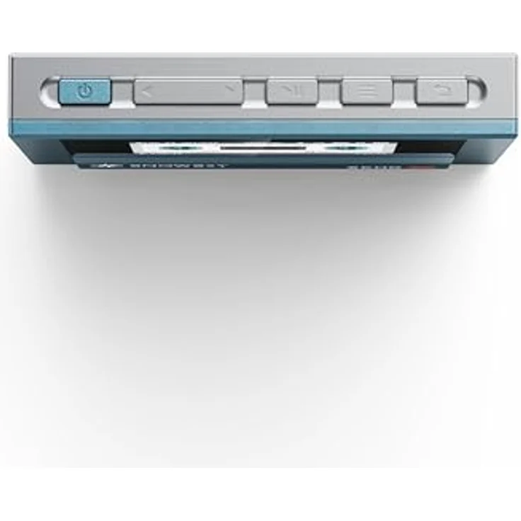 FiiO Echo Mini HiFi Bluetooth MP3-Player, 15 Stunden Wiedergabe, unabhängige Lautstärkeregelung, 3,5 mm/4,4 mm Ausgänge, Retro-Design, SkyBlue – Bild 3