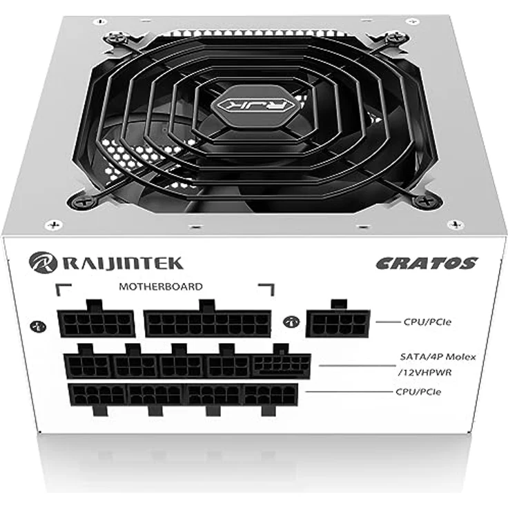 Raijintek CRATOS 1000 White (weiß, Kabel-Management, 1000 Watt) – Bild 4