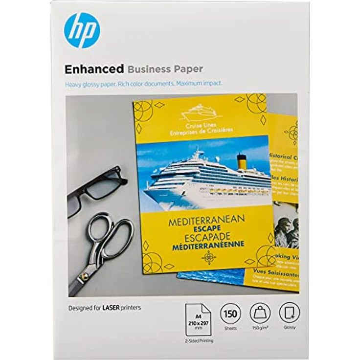 HP Professional Glossy Laser Paper 150 gsm-150 sht/A4/210 x 297 mm – Bild 2