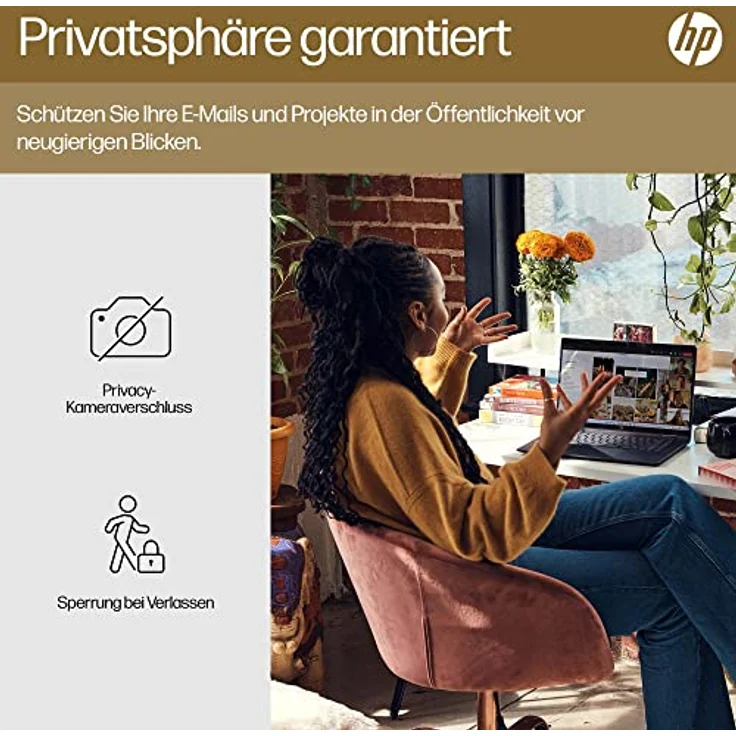 HP Envy x360 2-in-1 Laptop | 15,6" FHD-Touchscreen | AMD Ryzen 7 7730U | 16 GB DDR4 RAM | 1 TB SSD | AMD Radeon Grafik | Windows 11 Home | QWERTZ | Schwarz – Bild 5