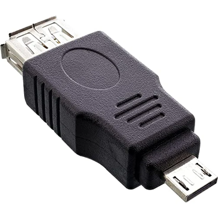 InLine 31600 Micro-USB Adapter, Micro-A Stecker an USB A Buchse – Bild 2