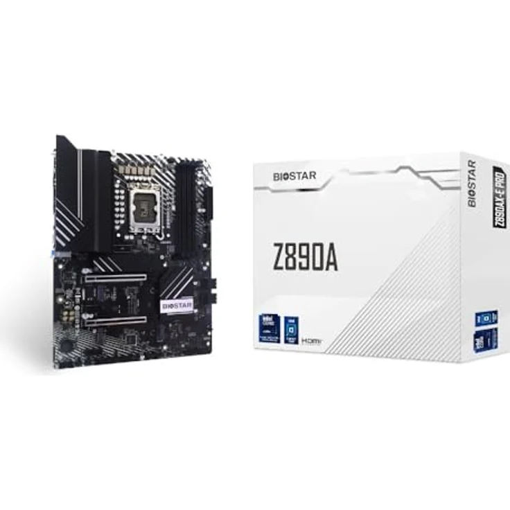 Biostar Z890AX-E PRO Hauptplatine, Mainboard mit LGA 1700 Sockel, Intel Z790 Chipsatz und ATX Formfaktor – Bild 2