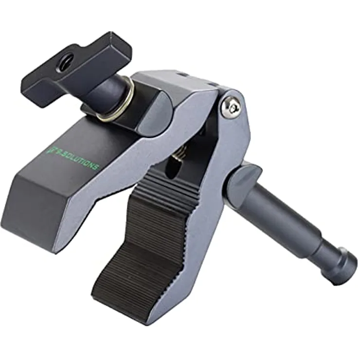 9.Solutions Python Klemme mit Stange 9.VP5081A, Fotostudio-Equipment mit 0-50 mm Spannbereich und 20 kg maximalem Halt