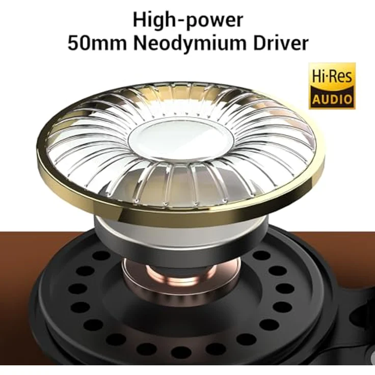 OneOdio OneOdio Pro-10 DJ Over Ear Kopfhörer kabelgebunden Stereo Schwarz, Rote Ohrmuscheln – Bild 7