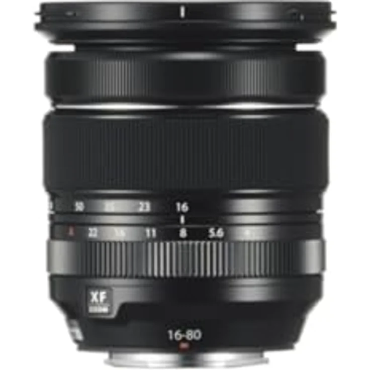 Fujifilm FUJINON XF 16-80mm F4 R OIS WR, Standard-Zoomobjektiv mit 6 Blendenstufen Bildstabilisierung, kompatibel mit Fujifilm MILC, schwarz – Bild 2