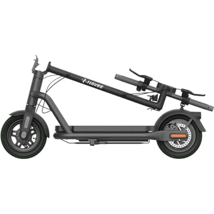 Navee N65i (DE) 2-Fach Faltbarer E-Scooter mit Straßenzulassung - max. 20km/h, LED-Blinker, 65km Reichweite, Trommel- und Scheibenbremse + e-ABS Bremssystem, IPX5 wassergeschützt und 4" LED-Display – Bild 3
