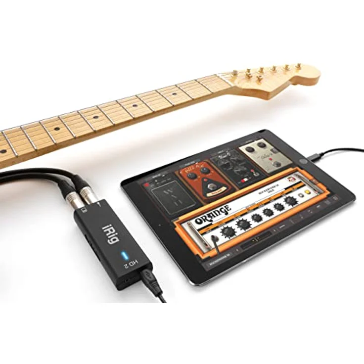 IK Multimedia iRig HD 2, Audio-Interface für Gitarre, 96 kHz mit 24-Bit-A/D-Wandlung, kompaktes Design, FX- und Thru-Anpassung – Bild 4