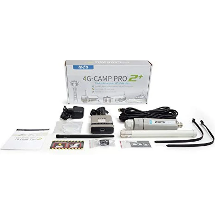 Alfa Network Alfa 4G Camp-Pro 2+ Global, All-in-One 4G Repeater Kit mit USB-Modem und Outdoor-Antenne – Bild 1