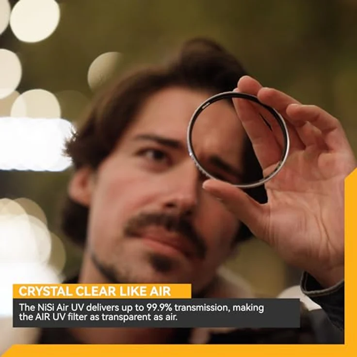 NiSi Air UV Filter Schutzfilter 37mm Kamera Objektiv Filter - 99,9% Lichtdurchlässigkeit, Ultradünner Rahmen, Optisches Glas, Extrem Geringe Reflexion – Bild 3