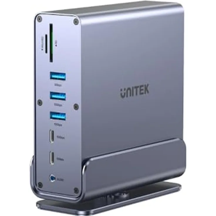 Unitek Docking Station USB-C mit 2 x HDMI, DisplayPort und 1GbE Ethernet