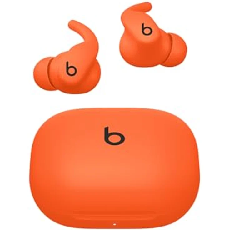 Beats Powerbeats Fit, Kabellose In-Ear-Kopfhörer mit ANC, 30 Stunden Akkulaufzeit, spritzwasserfest, orange – Bild 1