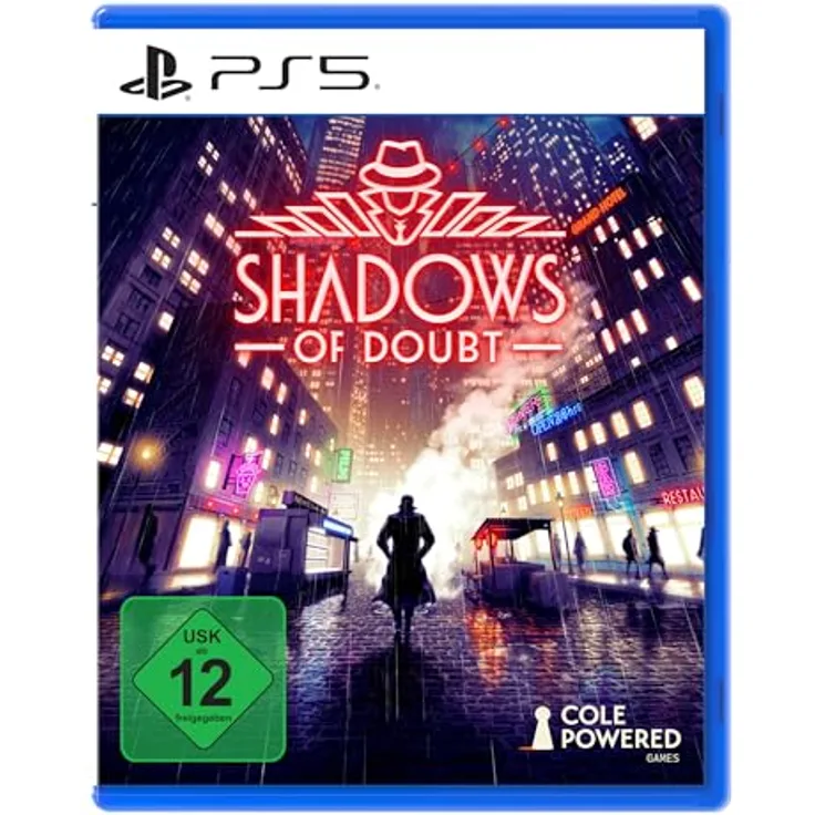Fireshine Games Shadows of Doubt, PS5-Game mit vollständig simulierter Sci-Fi-Noir-Stadt
