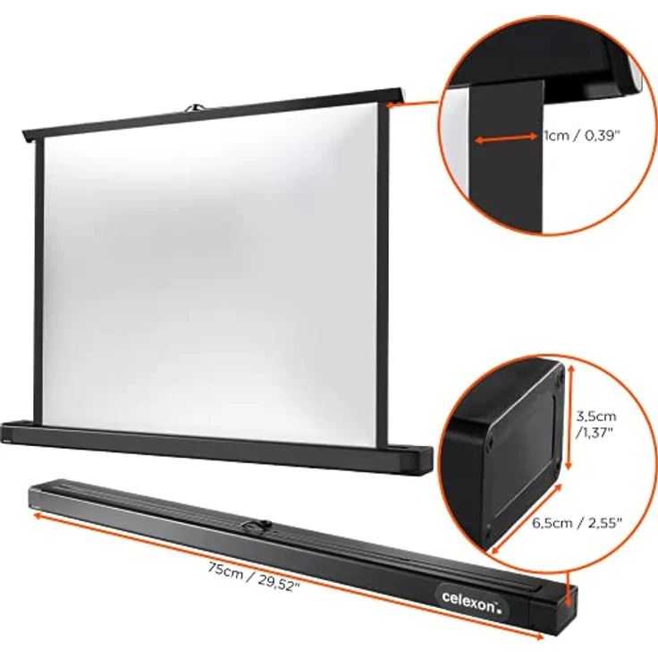 Celexon Leinwände Tischleinwand Professional Mini Screen 61 x 46cm – Bild 4
