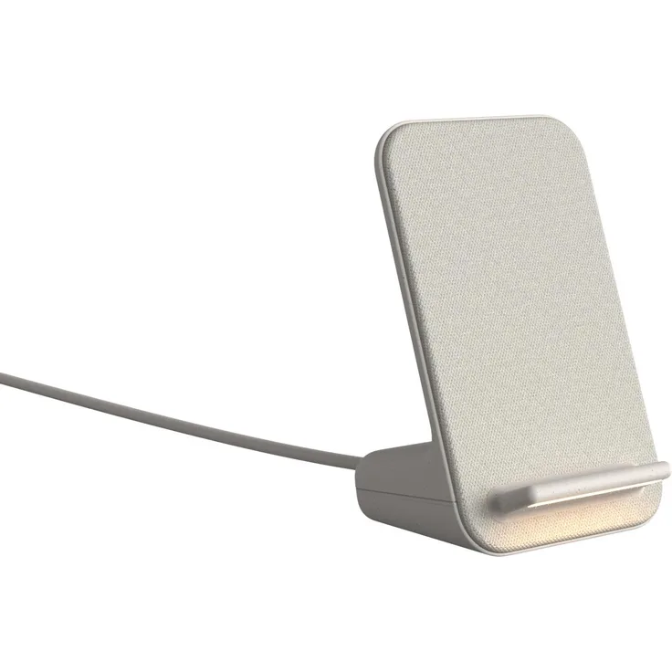 Doro Wireless Charger für Aurora Modelle, kabelloses Ladegerät im stilvollen Beige mit freihändiger Videokonferenzfunktion