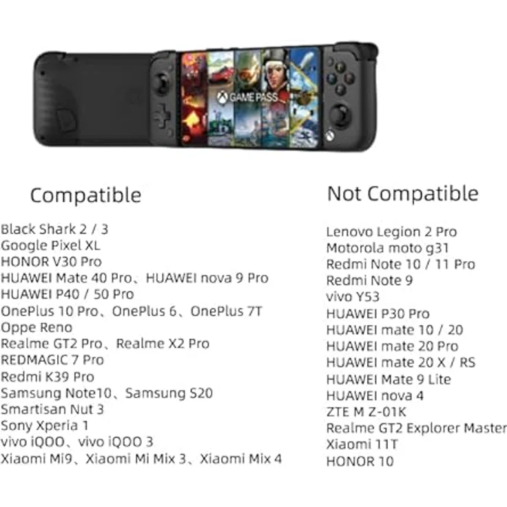 GameSir Gaming-Controller X2 Pro Weiß USB-C mit Smartphone-Halterung und Anpassung über GameSir App – Bild 3