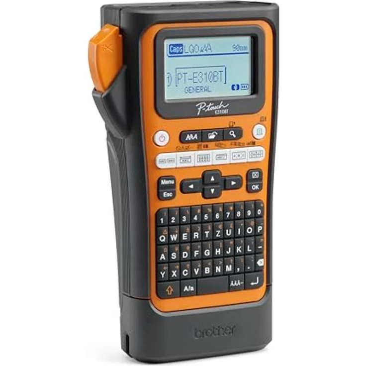 Brother P-Touch PT-E310BTVP, Mehrfarbiges Beschriftungsgerät mit Bluetooth 5.0, USB 3.0, 20 mm/s Druckgeschwindigkeit und Lithium-Ionen-Akku – Bild 3