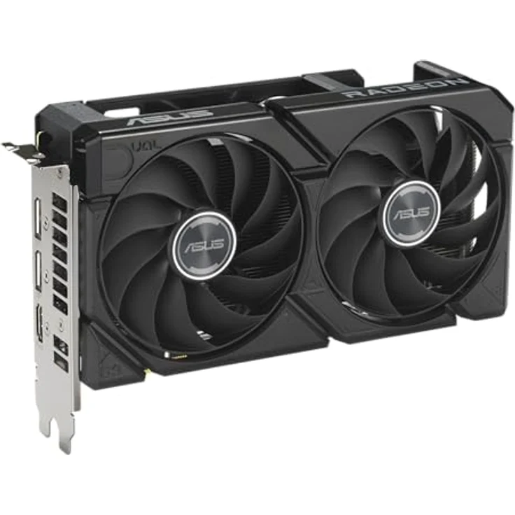 ASUS DUAL-RX9060XT-16G, Grafikkarte mit 16 GB GDDR6, Dual BIOS und Axial-Tech-Lüfter – Bild 3