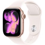 Apple Watch Series 11, GPS Cellular 42 mm Smartwatch mit Aluminiumgehäuse, Sportfunktionen, Schlafanalyse und Gesundheitstracking