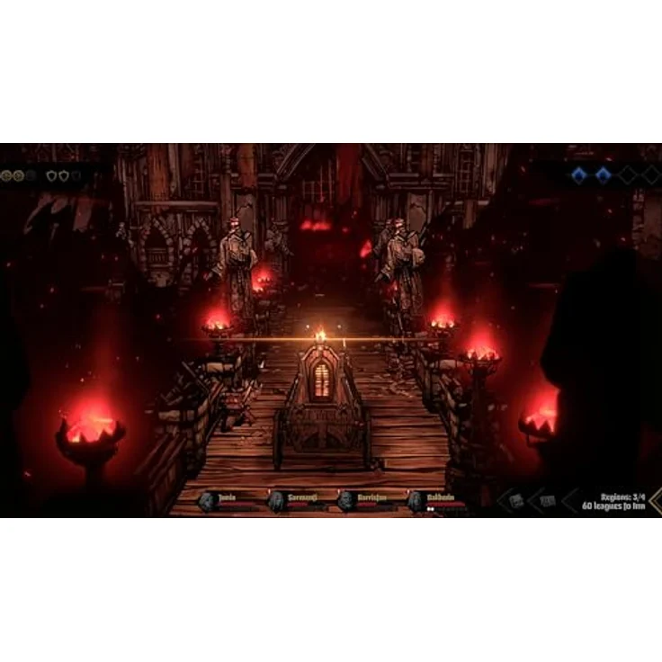 Skybound Games Darkest Dungeon 2, Nintendo Switch Game mit verbessertem Token-System und tragischen Ursprungsgeschichten der Helden, inklusive Bühnencoach-Modell und Soundtrack-Code – Bild 5
