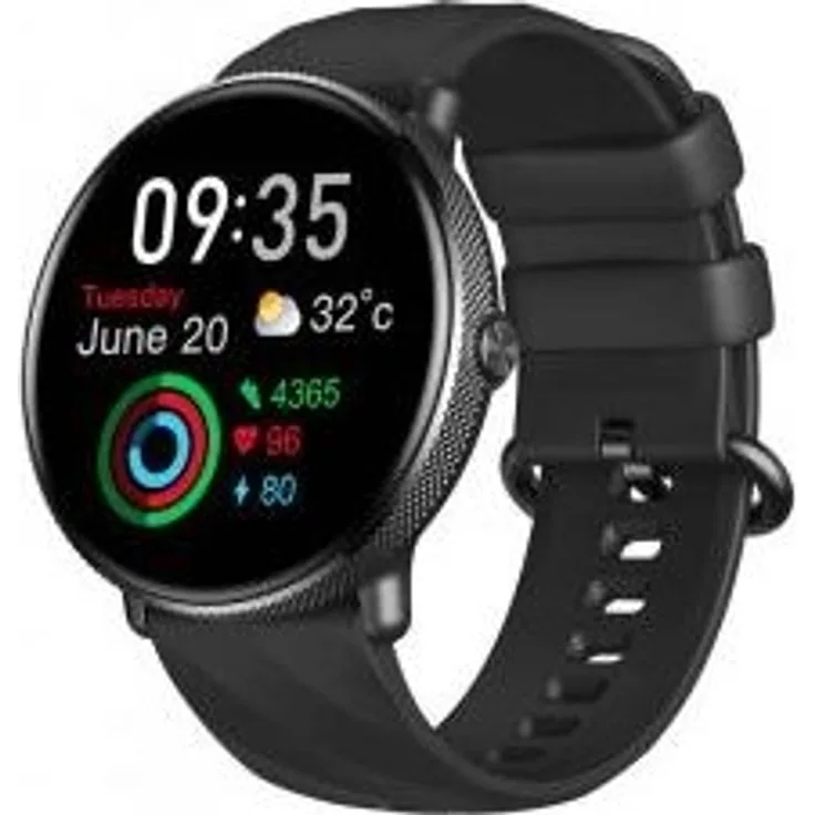 Zeblaze Smartwatch GTR 3 Pro (Czarny), Sportuhr + Smartwatch