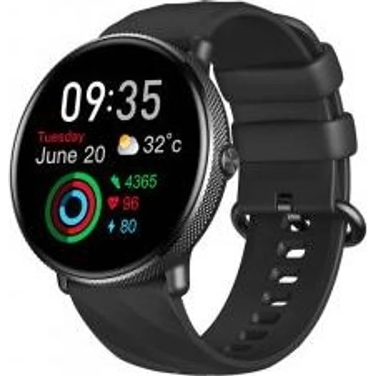 Zeblaze Smartwatch GTR 3 Pro (Czarny), Sportuhr + Smartwatch