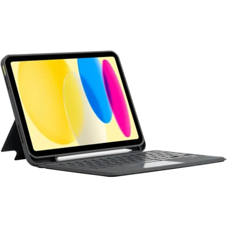 Shockguard Keyboard Folio Bluetooth für iPad Air 11 / Pro 11, stoßfest mit integriertem Trackpad und abnehmbarer Tastatur – Bild 1